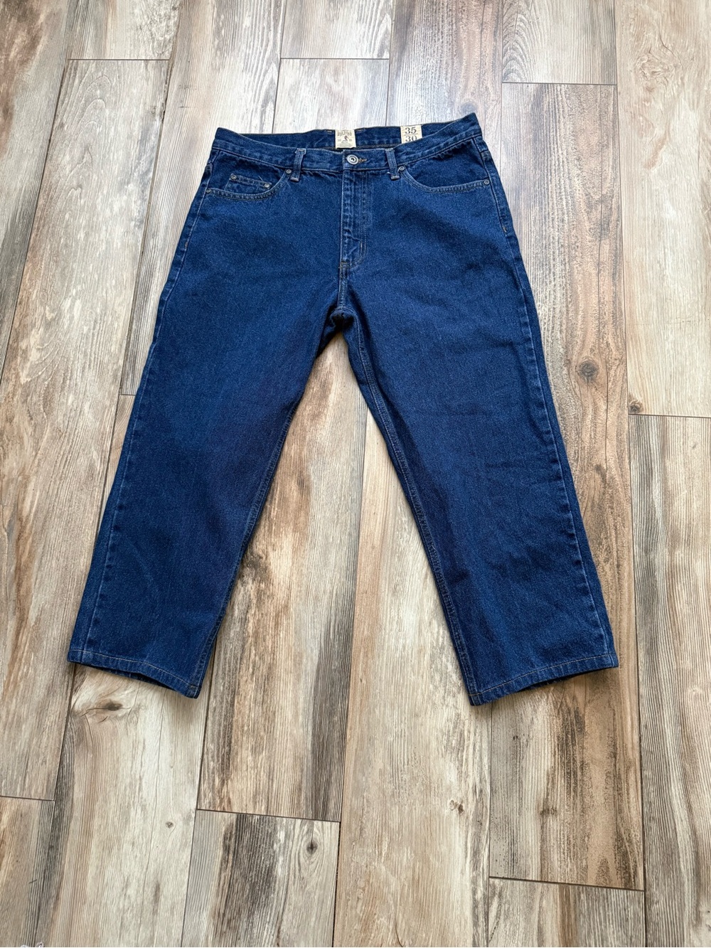 RedHead Men's Dark Blue Relaxed Jeans